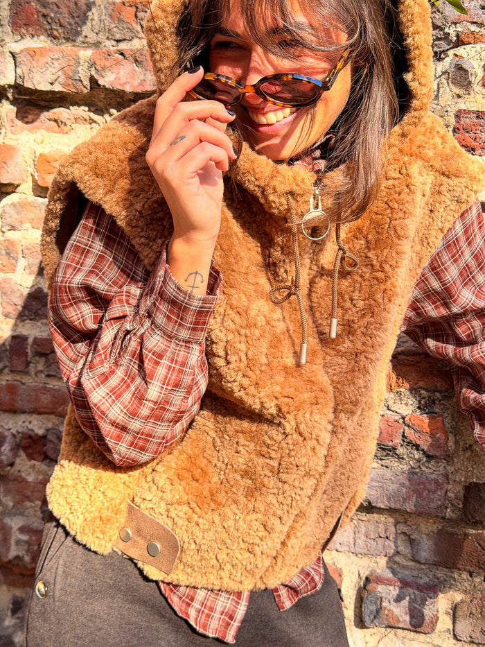 Gilet Sans manches Delia Beige